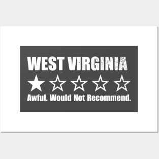 West Virginia One Star Review Posters and Art